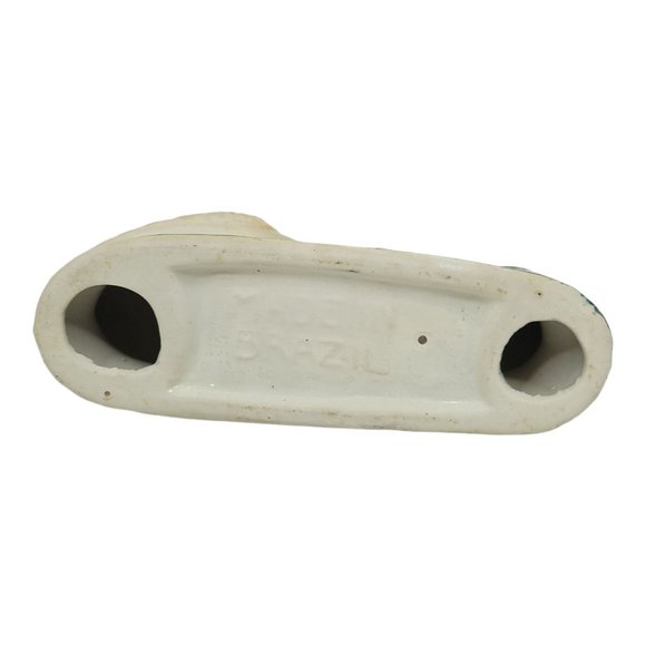 Vintage Porcelain 3 Geese Mother Goose Goslings Figurine Lustreware Brazilian - Picture 10 of 12